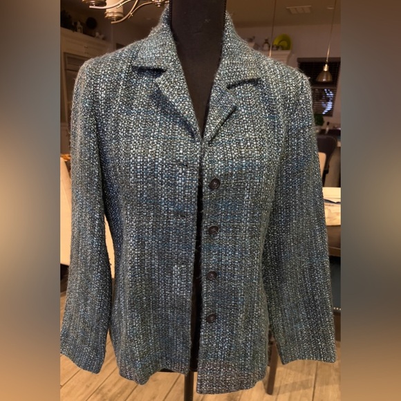Coldwater Creek Size Small Tweed Blazer - Picture 1 of 7